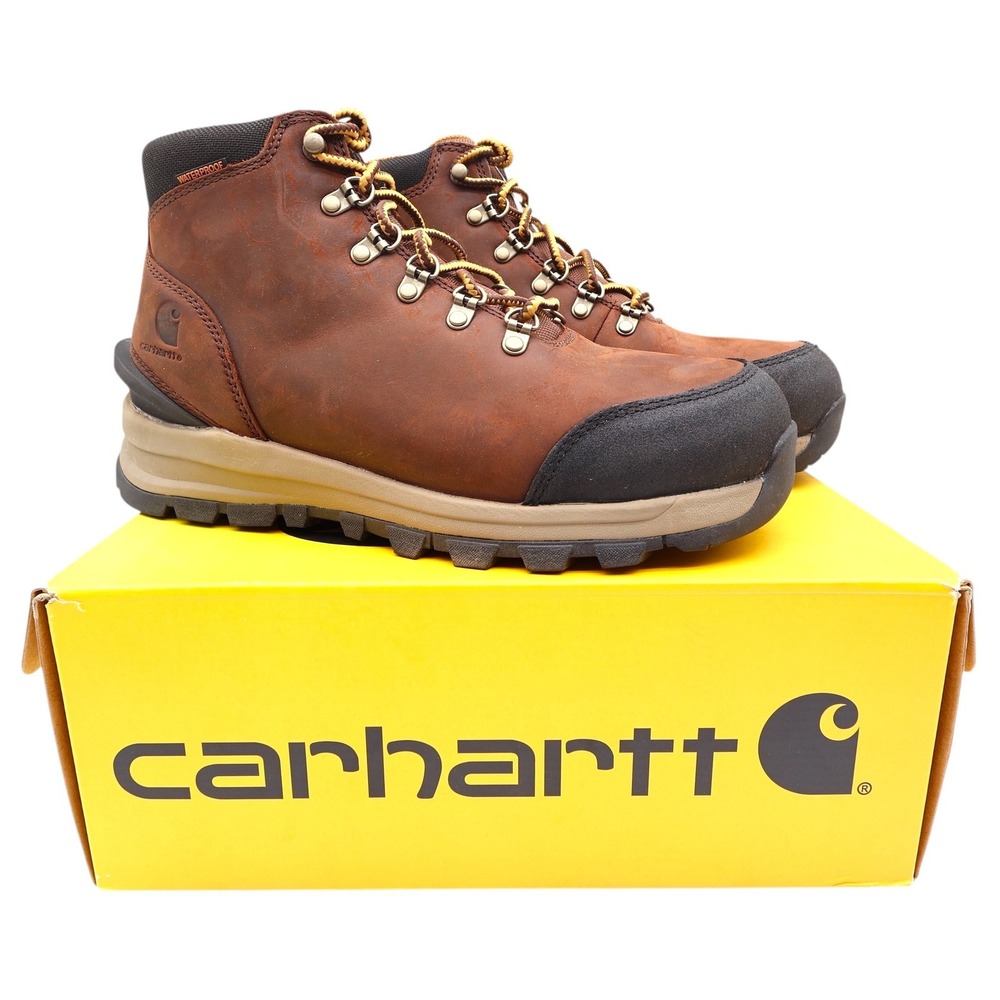 Carhartt Gilmore Waterproof Alloy Toe Work Hiker Mens 9M Brown Leather FH5550-M